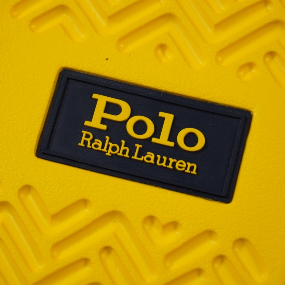 Polo Ralph Lauren Bear Slide Yellow Size 13 D PU EVA Brand New - Picture 9 of 11